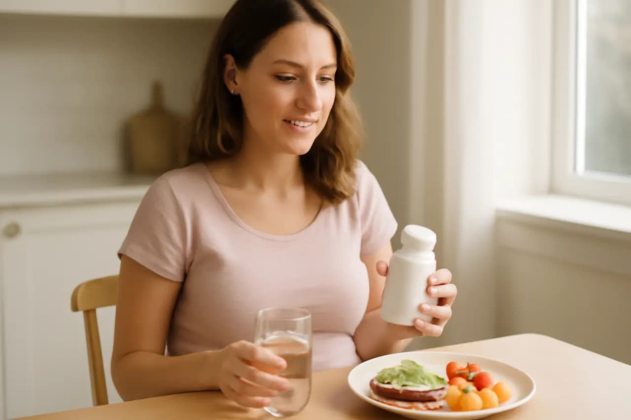 Tehotenské vitamíny pred jedlom alebo po jedle? Praktický prehľad