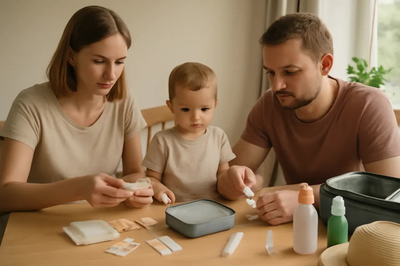 Cestovná lekárnička pre rodinu: Čo zbaliť na dovolenku