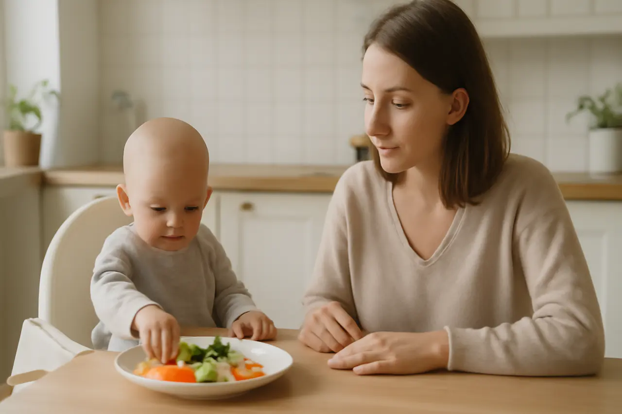 Dávenie pri jedle u dieťaťa: Kedy je to reflex a kedy varovný signál?